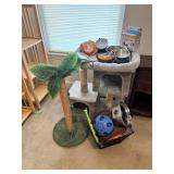 Cat Tree, Palm Scratcher, and Accessories