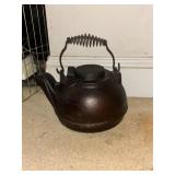 Cast Iron Teapot with Coil Handle