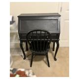 Vintage Secretary Desk and Chair Set