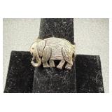Sterling Silver 925 Elephant Ring