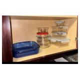 Pyrex and Glassworks Storage Containers
