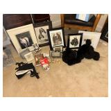 Dog-Themed Artwork, Books, and Decor Lot