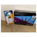 Netgear Router and GE Alarm Kit Bundle