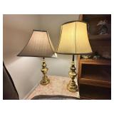 Brass Table Lamps With Shades