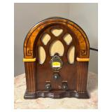 Crosley CR31 Cathedral-Style Radio- Works