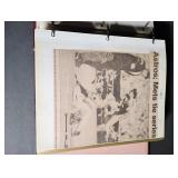 1980's Baseball Scrapbook w/Newspaper Clips