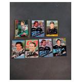 (7) Mike Wallace Autographed Nascar Cards
