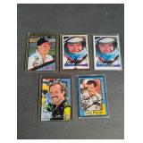 (5) Nascar Autographed Cards
