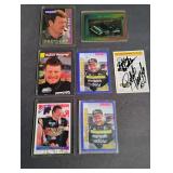 (7) Robert Pressley Autographed Nascar Cards