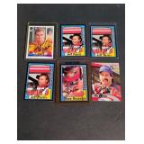 (6) Nascar Autographed Cards
