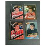 (4) Joe Nemechek Autographed Nascar Cards