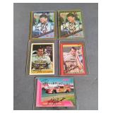 (5) Nascar Autographed Cards