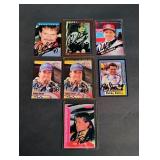 (7) Nascar Autographed Cards