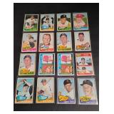 (16) 1965 Topps Baseball Cards