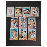 (10) 1968 Topps Baseball Cards