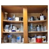 Large Assorted Glassware and Ceramics