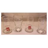 Coca-Cola and 7-Up Glasses