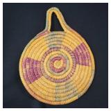Handwoven Fiber Wall Hanging