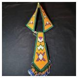 Native Beaded Collar and Tie
