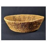 Natural Fiber Coil Constructed Basket