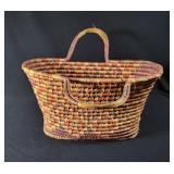 Coil-Constructed Natural Fiber Basket