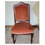 Victorian-Style Chair with Casters