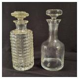 Clear Glass Decanters