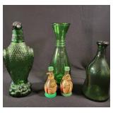 Green Glass Decorative Items