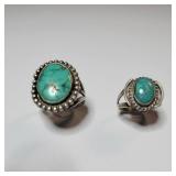 Sterling Silver Turquoise Rings