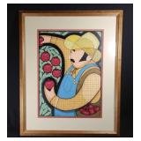 H. Mueller 1996 Framed Artwork