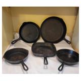 Wagner Ware Cast-Iron Skillets