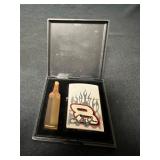 Vtg Zippo Lighter with Case