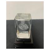 Glass Block With Base 3''x5''