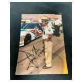 Signed Vtg NASCAR Photo Print 5''x7''