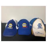3 NAPA Racing Caps