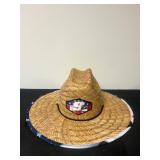 Vtg NASCAR Straw Hat L/XL Chase Elliott 16 dia.