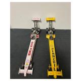 Vtg Die-Cast Dragster Models 16''x2.5''x4''