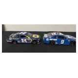 Vtg NASCAR Diecast Cars 8''x3''x2.5''