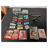 Vtg NASCAR Die-Casts and Trading Cards