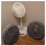 Three Electric Fans