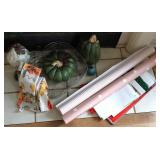 Decorative Pumpkins and Craft Supplies