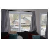 Gray Window Curtains