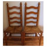 Wooden Ladder Back Chairs