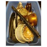 Tote Full of Kitchen Items