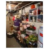 Contents of Back Wall in Basement