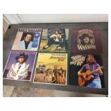 (6) Country Outlaws Vinyl Records