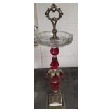 Hollywood Regency Pedestal Ashtray