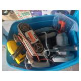 Tote Full of Older Electric Tools