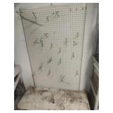 Small Shelf and Pegboard