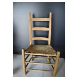 Vtg Ladder Back Chair